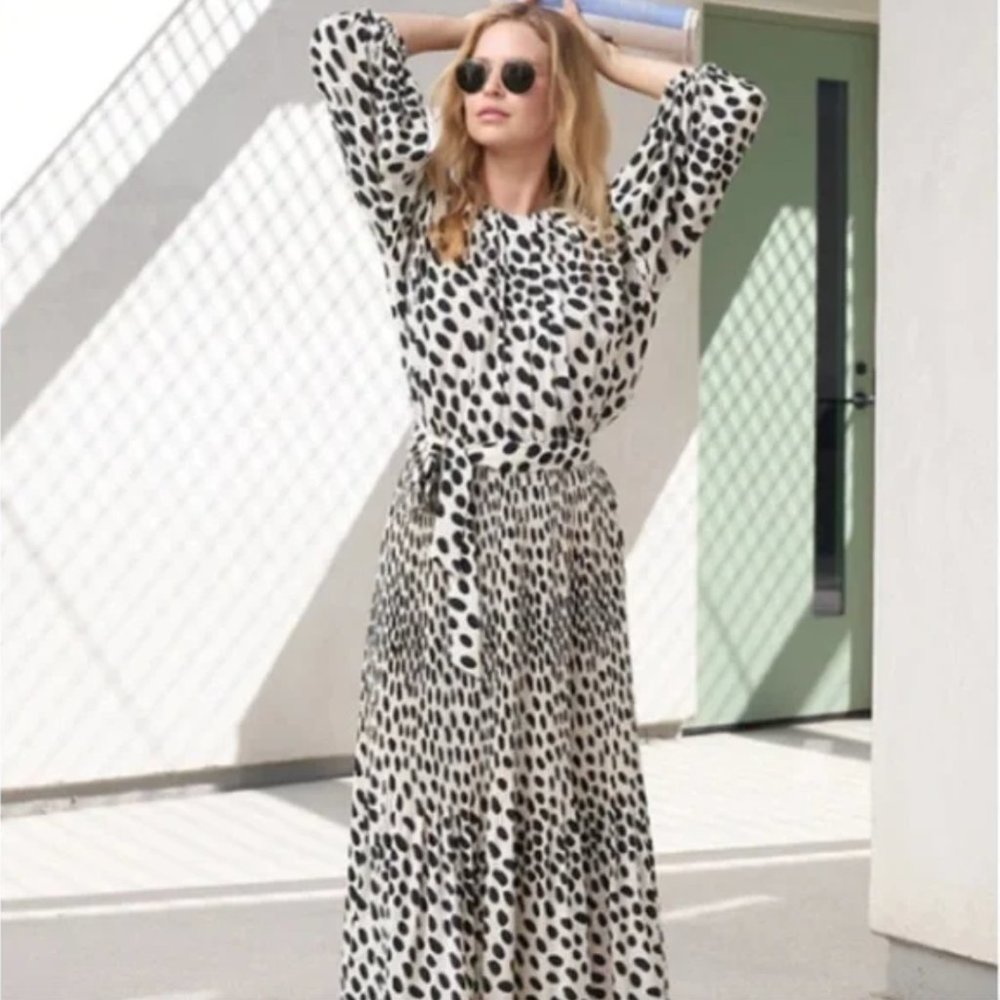 AYR The Who’s She Dress in Hot Dot Size L